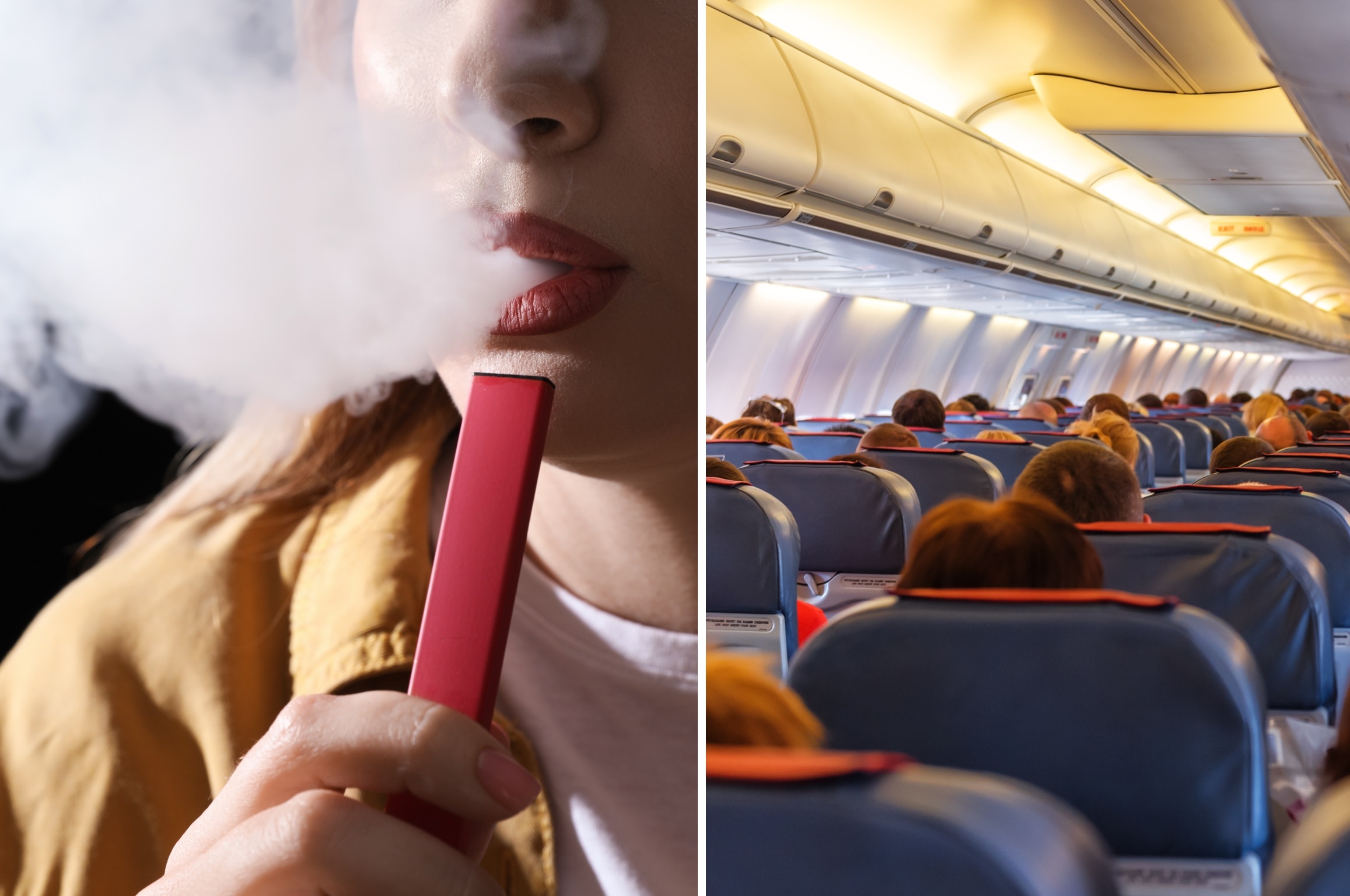 can airplane smoke detectors detect vape